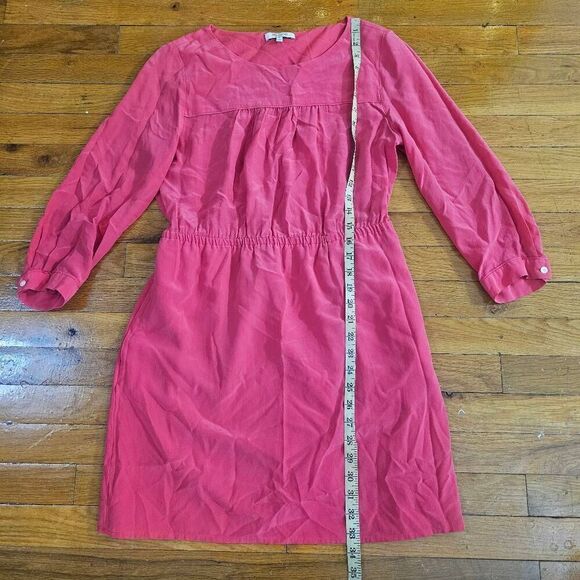 Madewell Silk A Line Dress Women's Size 6 - Picture 4 of 7